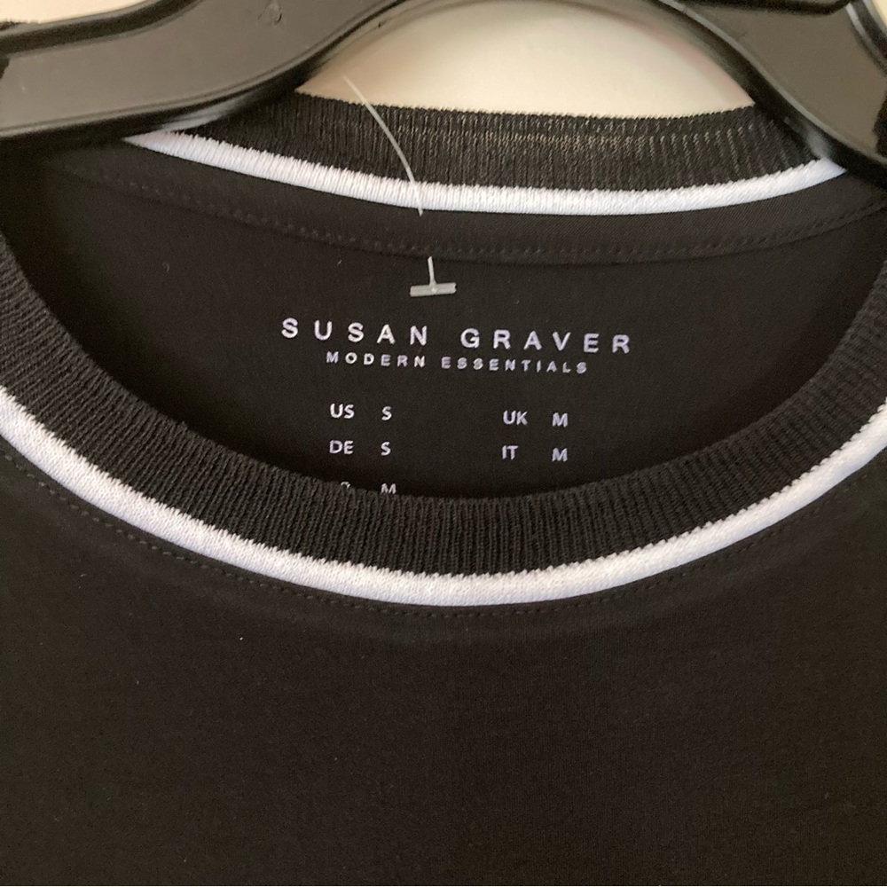 Susan Graver Long sleeved Blouse | Color Black | Size S | New no Tags - Picture 7 of 9